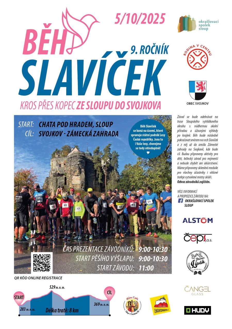 Běh Slavíček 2025